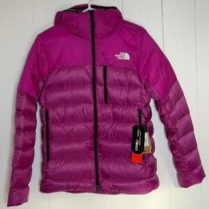 The North Face Kalie Down Hooded Puffer Jacket Womens Size Small - Deep Mulberry